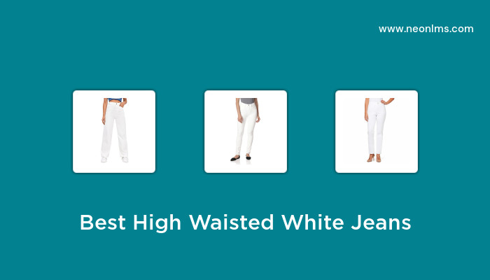 Best High Waisted White Jeans 1655 
